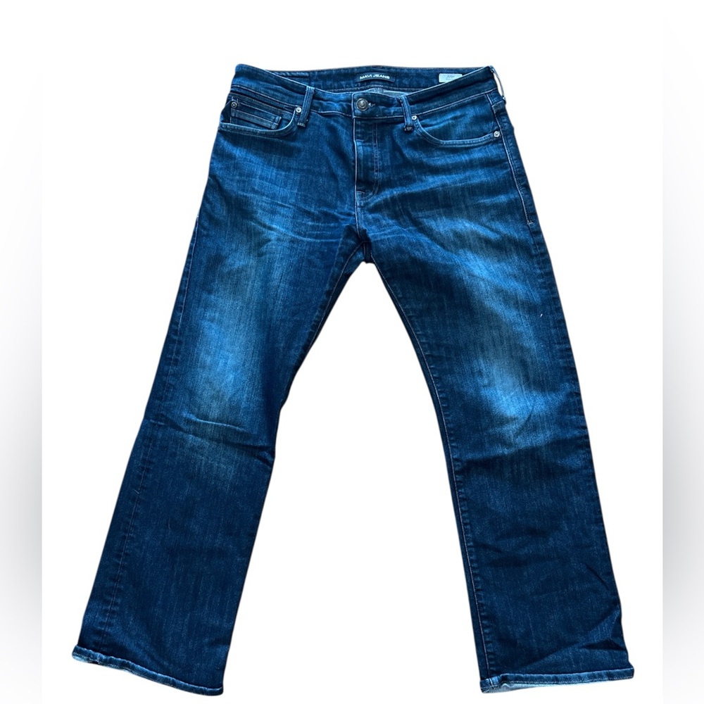 Mavi Men’s Dark Blue Josh Bootcut Jeans size 34X30